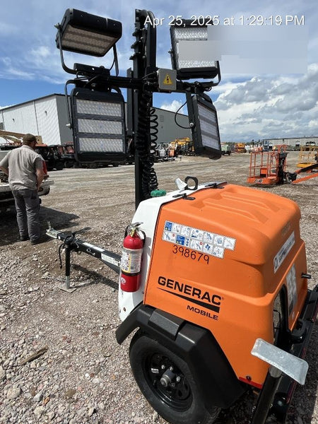 2024 Generac MLT2 Diesel, Flex Switch 120V Input, Powerzone Controller, 
(4) 320W LED Lights, 4kW Generator, 39.9 Gal Fuel Tank, 2" Ball, T3