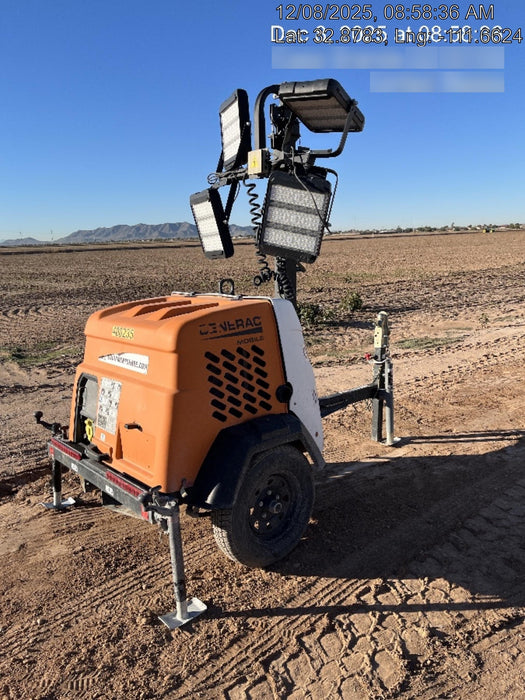 2024 Generac MLT2 Diesel, Flex Switch 120V Input, Powerzone Controller, 
(4) 320W LED Lights, 4kW Generator, 39.9 Gal Fuel Tank, 2" Ball, T3