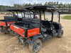 2021 Kubota RTV-X1140W-H Plastic Canopy, Windshield Acrylic Clear, LED Strobe Light, Wire Harness Kit, Back up Alarm