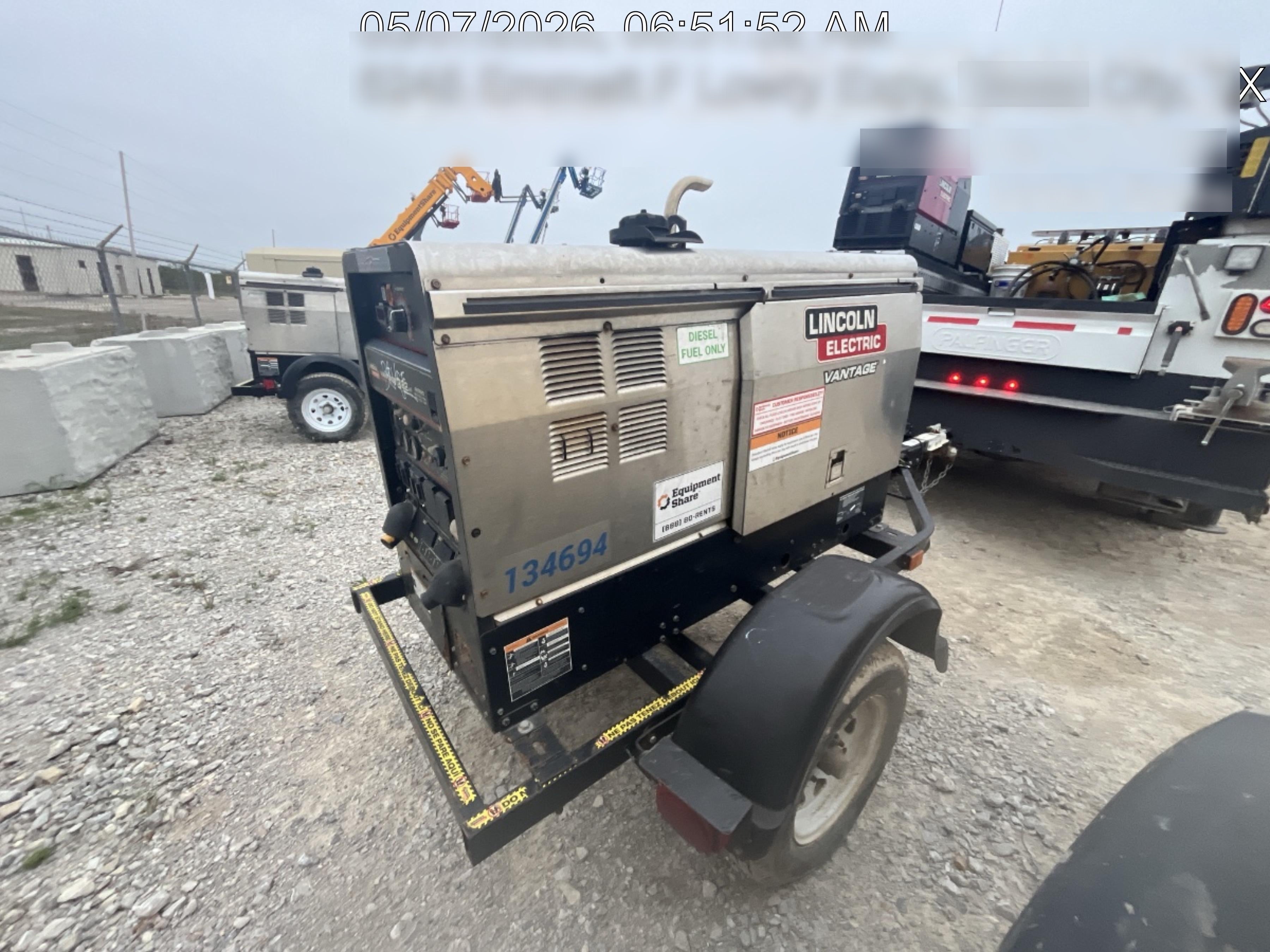 2021 Lincoln Electric Vantage 322 Ready Pak 3