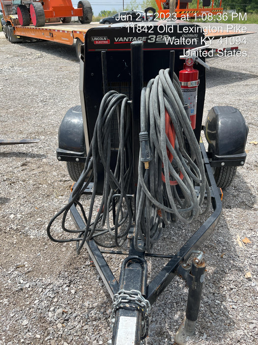 2023 Lincoln Electric LE400 Kubota V1505, Trlr, Cable Rack, Light Kit, ES Decals, T3