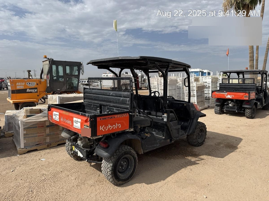 2022 Kubota RTV-X1140W-H Plastic Canopy, Windshield Acrylic Clear, LED Strobe Light, Wire Harness Kit, Back up Alarm