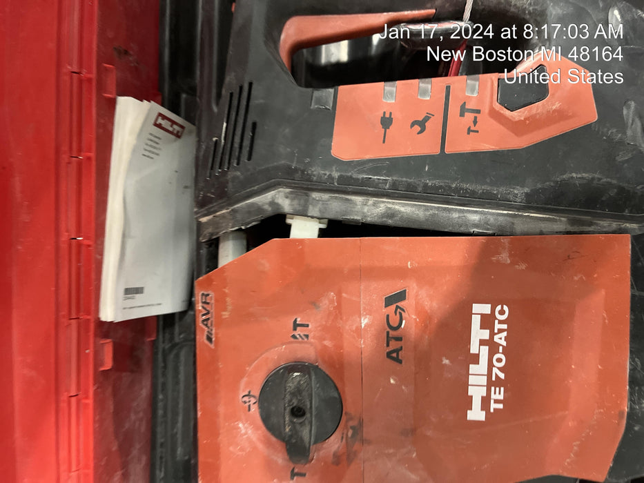 2023 HILTI TE 70-ATC/AVR
