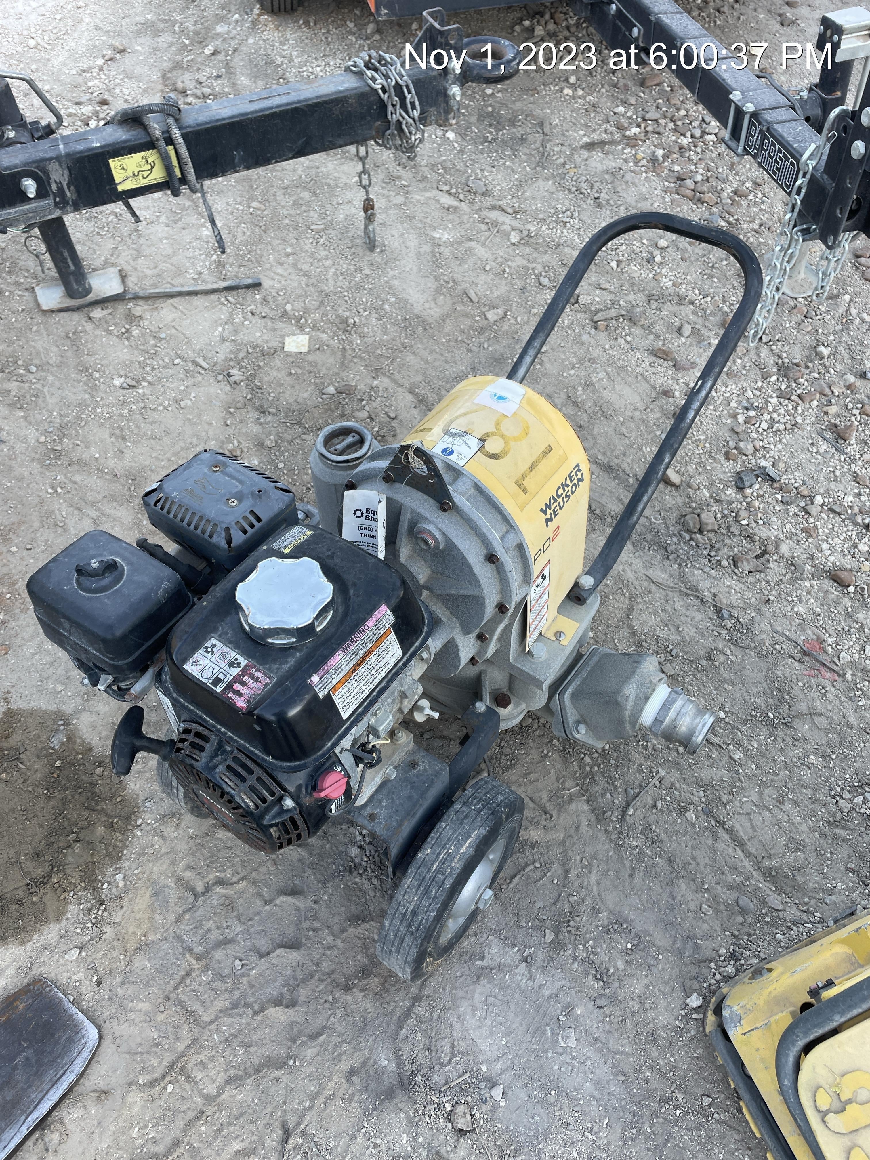 2018 WACKER NEUSON PDT2