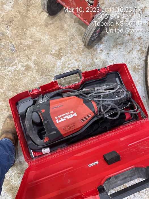 2019 HILTI TE 1000-AVR