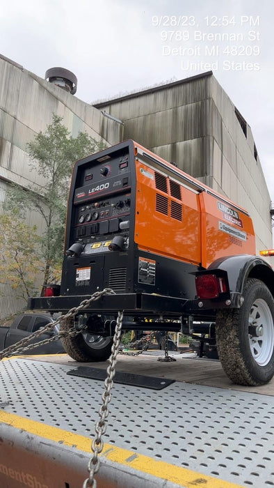 2023 Lincoln Electric LE400 Kubota V1505, Trlr, Cable Rack, Light Kit, ES Decals, T3