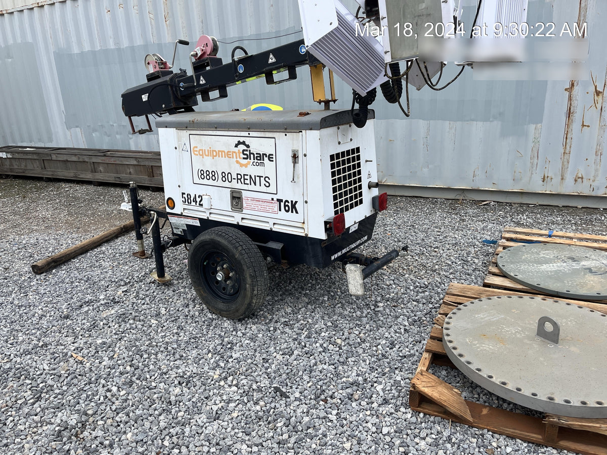 2017 Multiquip LT6K` MultiQuip LT6KV Towable Light Tower