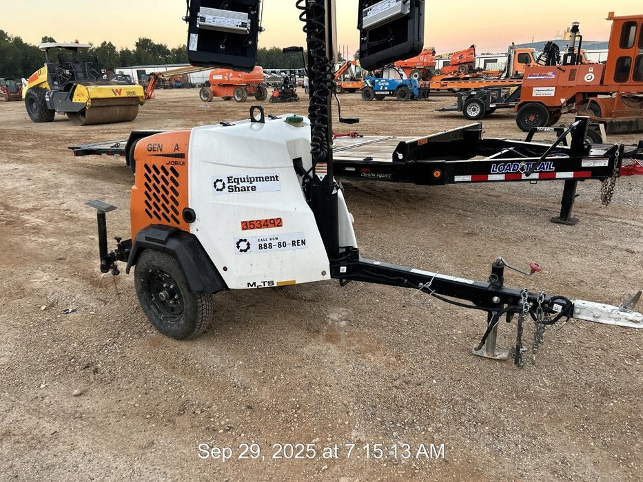 2023 Generac MLT2 Diesel, Flex Switch 120V Input, Powerzone Controller, (4) 320W LED Lights, 4kW Generator, 39.9 Gal Fuel Tank, 2" Ball, T3