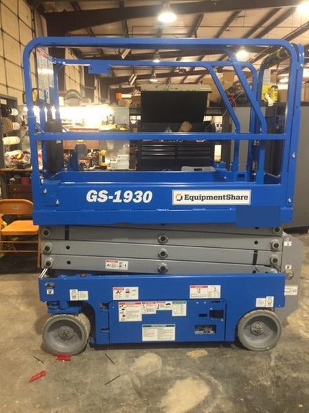 2020 Genie GS-1930 Solid Non Marking Tires, Beacon, Folding rails with half height swing gate