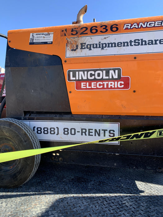 2021 Lincoln Electric Ranger 305 LPG LPG One-Pak (includes undercarriage, tank holder & tank strap) ORANGE