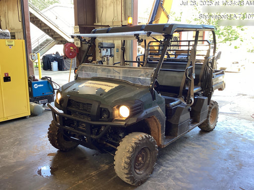 2019 Kawasaki Mule PRO-DXT Standard Options, Backup Alarm, Beacon, Plastic Hard Top, Poly Windshield, Horn Kit