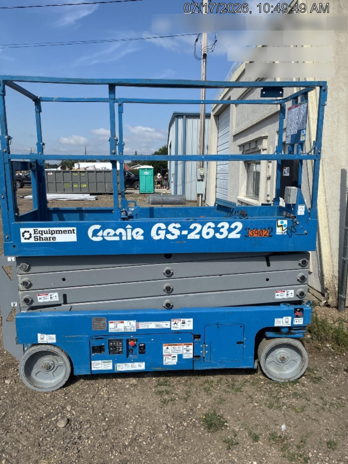 2017 Genie GS-2632 Genie GS2632 Scissor Lift