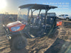 2022 Kubota RTV-X1140W-H Plastic Canopy, Windshield Acrylic Clear, LED Strobe Light, Wire Harness Kit, Back up Alarm