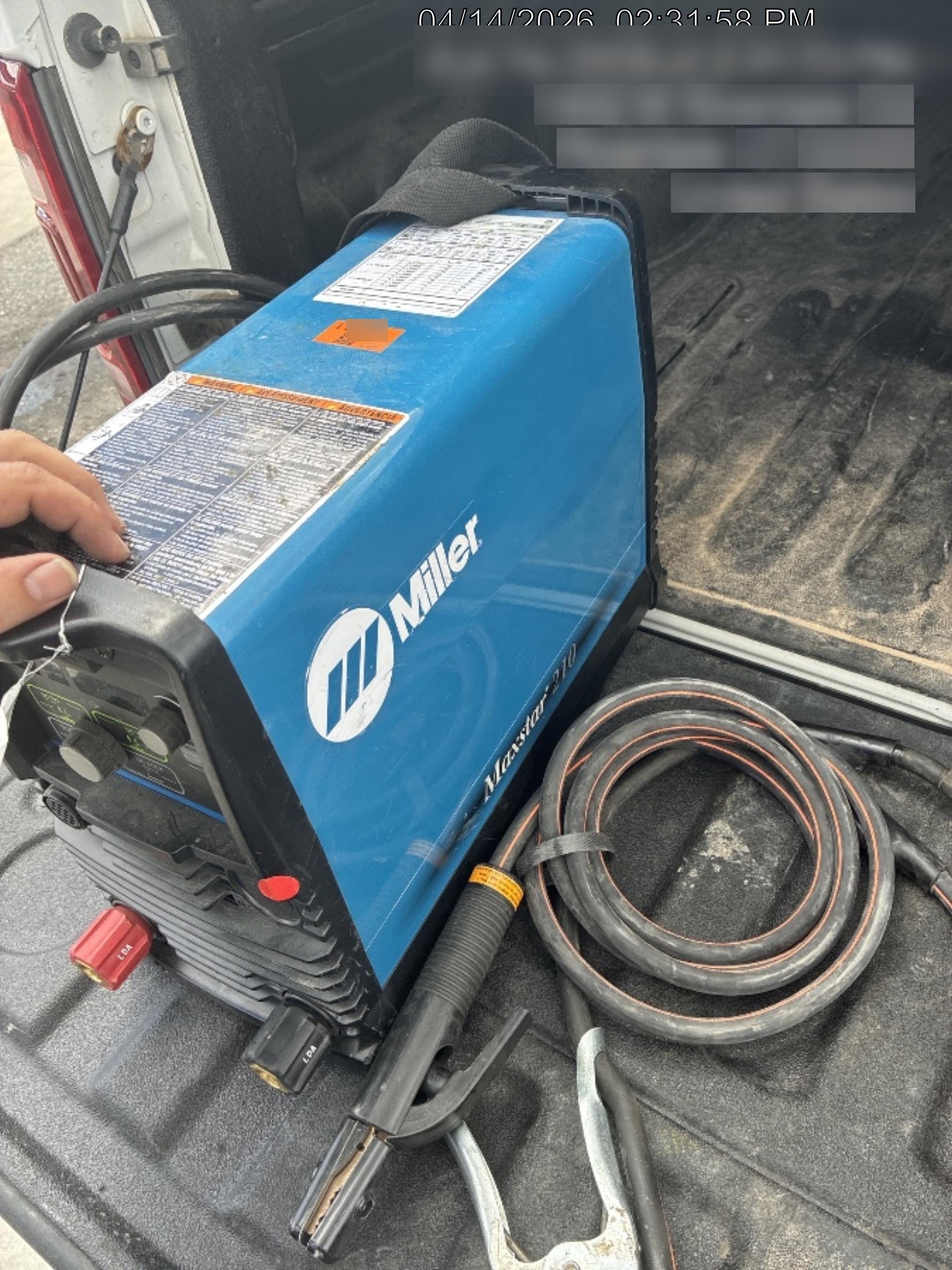 2025 MILLER ELECTRIC Maxstar 210 STR