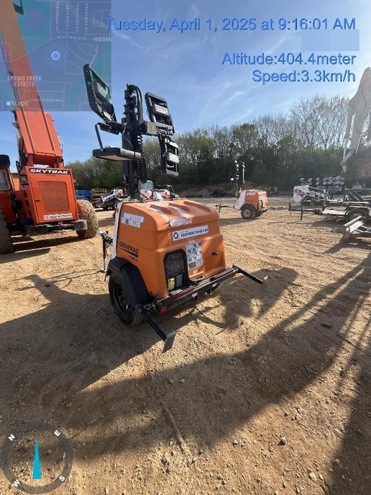 2023 Generac MLT2 Diesel, Flex Switch 120V Input, Powerzone Controller, (4) 320W LED Lights, 4kW Generator, 39.9 Gal Fuel Tank, 2" Ball, T3