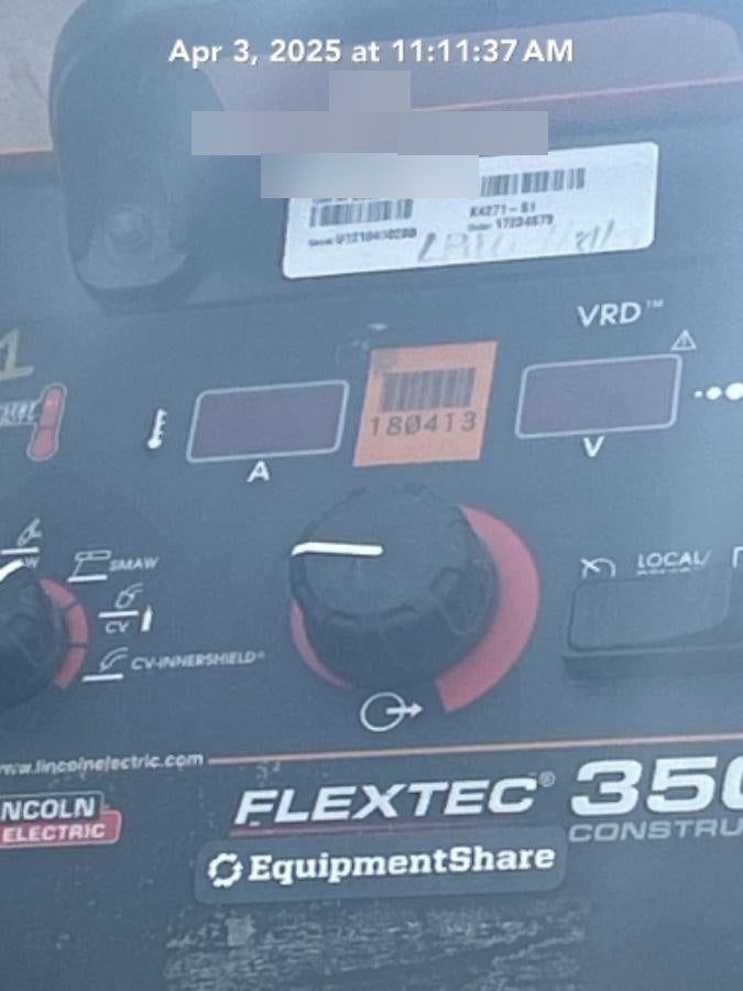 2021 LINCOLN ELECTRIC FLEXTEC 350X