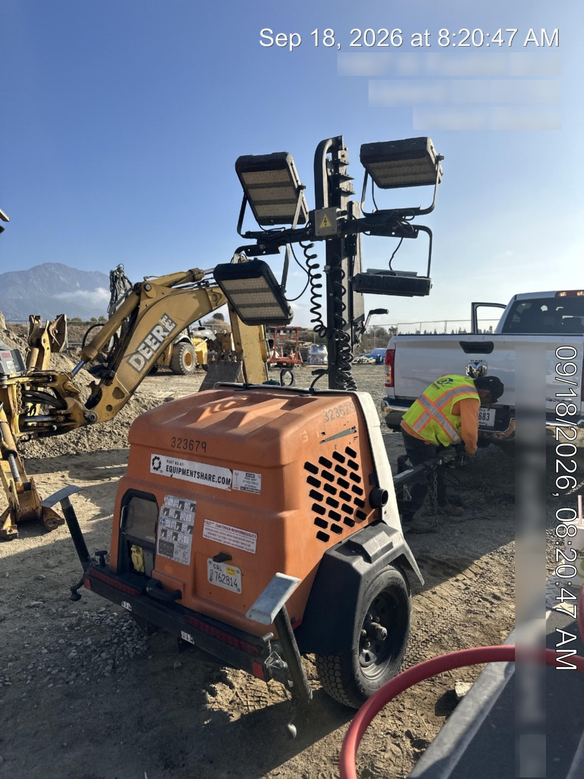 2023 Generac MLT2 Diesel, Flex Switch 120V Input, Powerzone Controller, (4) 320W LED Lights, 4kW Generator, 39.9 Gal Fuel Tank, 2" Ball, T3