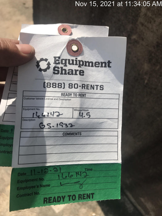 2021 Genie GS-1932 Electric Drive, Sld NM Tires, DBcns, EST