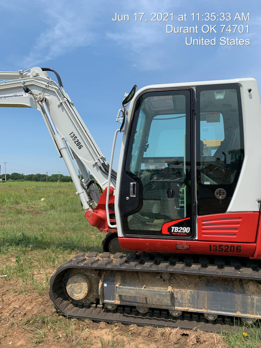 2021 TAKEUCHI TB290C