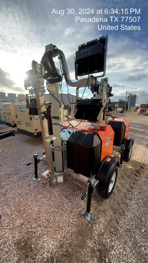 2024 Wanco WLTT-4MM4K Diesel, Deep Sea Controller, Shore Power Plug, Auto Start, (4) 350W LED Floodlights, 4kW Generator, 60 Gal Fuel Tank, 2" Ball, T3