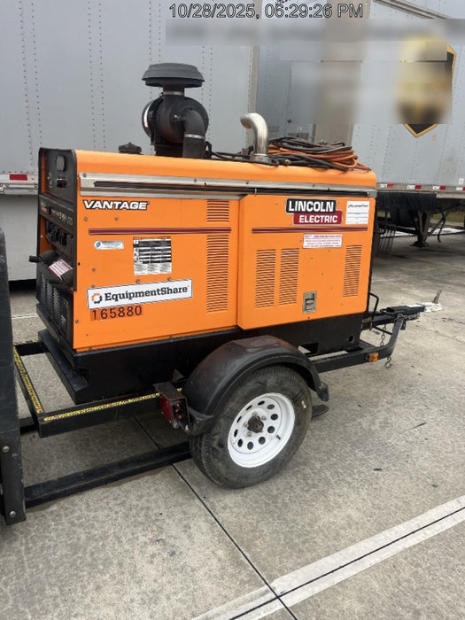 2021 Lincoln Electric Vantage 549X Ready Pak 3, ORANGE (includes trailer, cable rack, fender light kit)