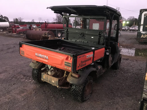 2019 Kubota RTV-X1140W-H 4wd Utility Cart, 4 Seat, Diesel, LED Strobe, Windshield Tempered Glass, Plastic Canopy, Wire Harness Kit, Backup Alarm