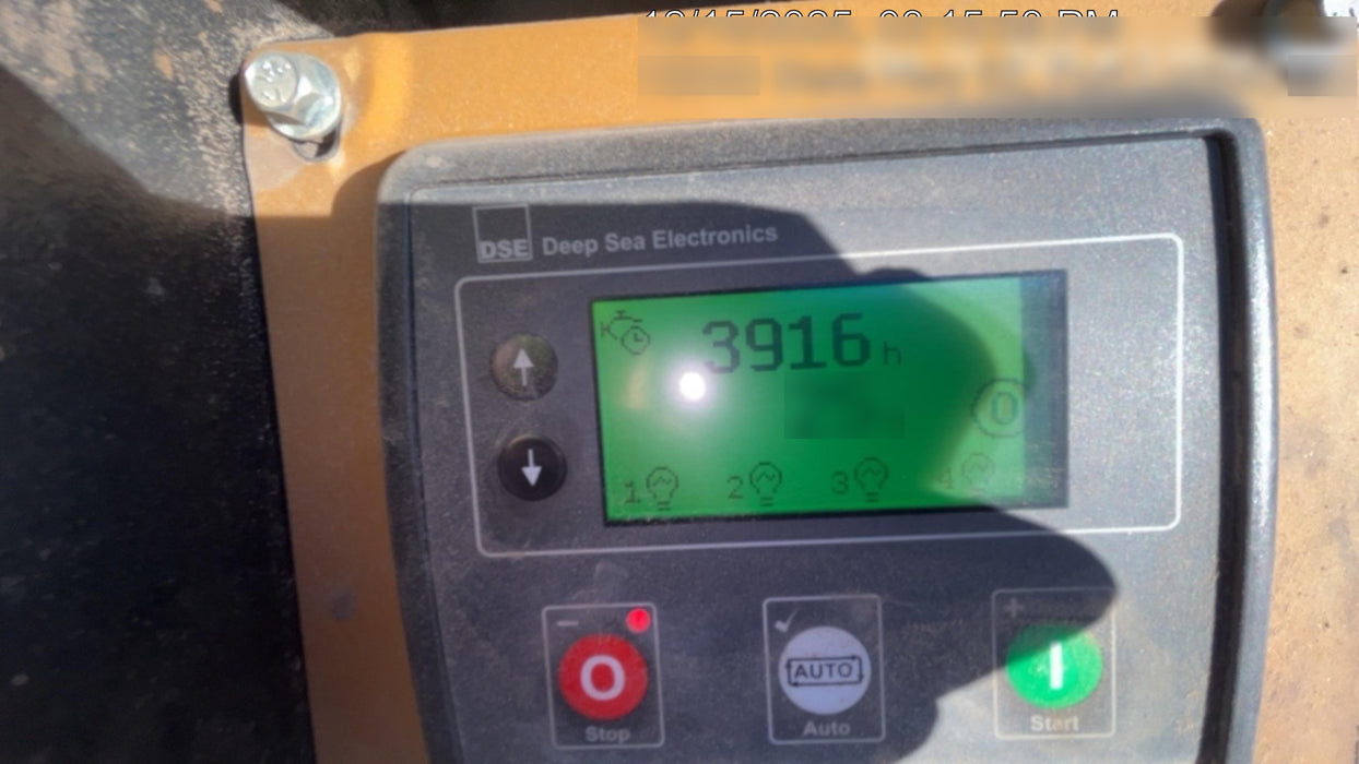 2022 Allmand NLV3GR (4) LED Light Fixture 350W, 23' Vertical Mast, 3kW Prime, Towable, Deep Sea L401, Leveling Jacks, Yanmar T4F 5.8hp