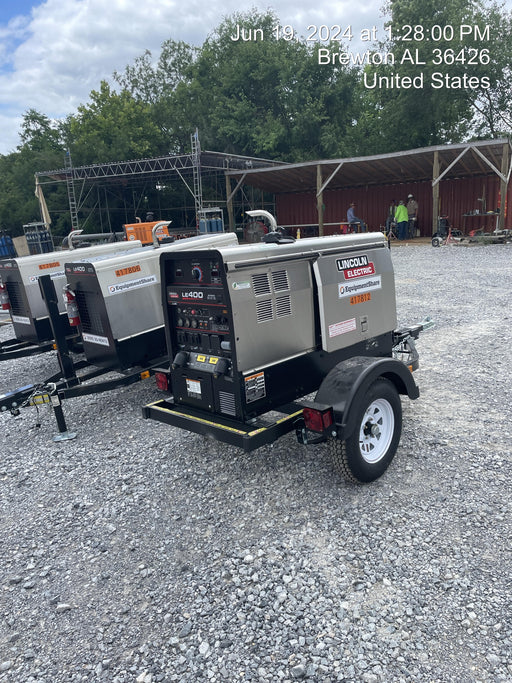 2024 Lincoln Electric LE400 Kubota V1505, Trlr, Cable Rack, Light Kit, ES Decals, T3