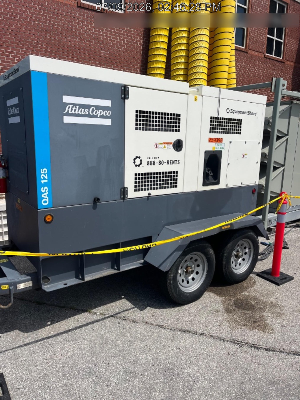2022 ATLAS COPCO QAS 125