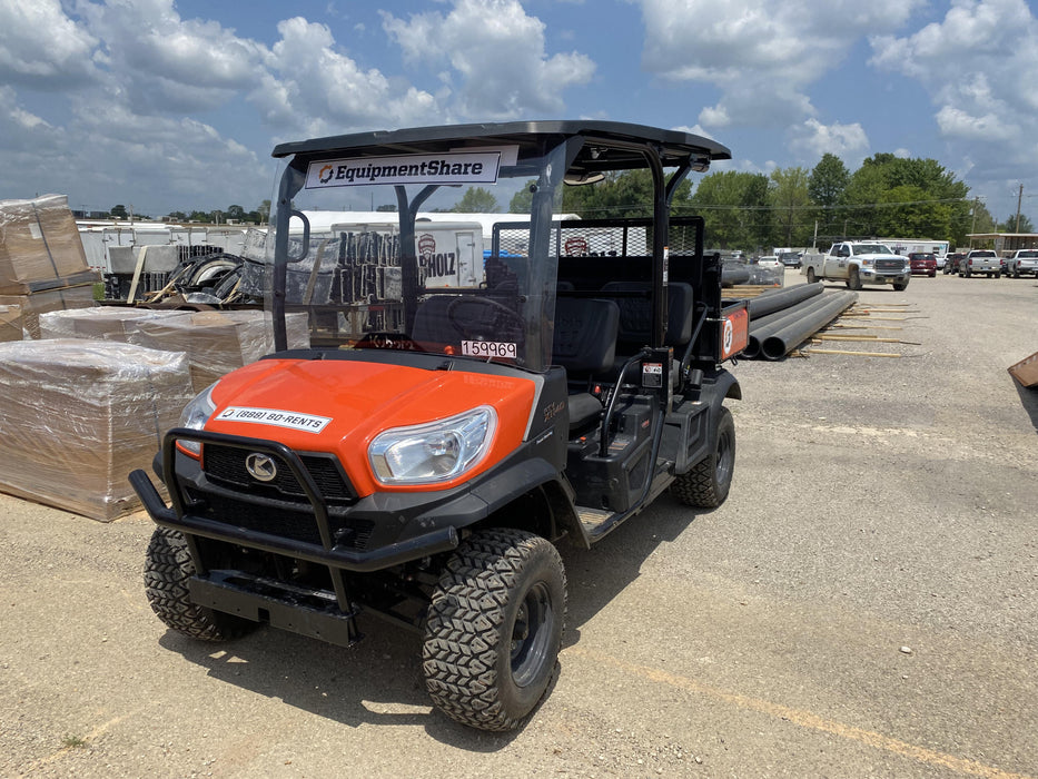 2021 Kubota RTV-X1140W-H Plastic Canopy, Windshield Acrylic Clear, LED Strobe Light, Wire Harness Kit, Back up Alarm