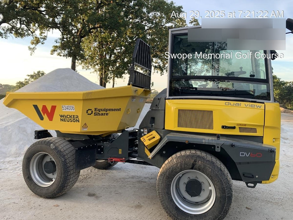 2025 WACKER NEUSON DV605 Cab Turf Tires