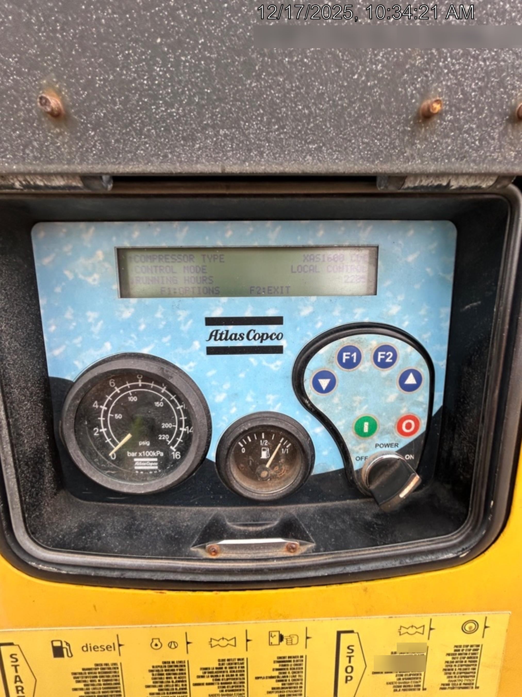 2022 ATLAS COPCO 1600CD6 Tier 3 Reman