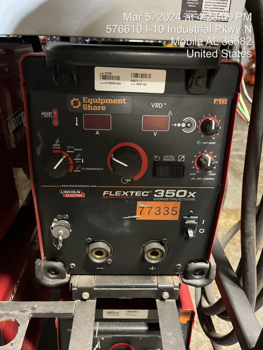 2020 LINCOLN ELECTRIC FLEXTEC 350X