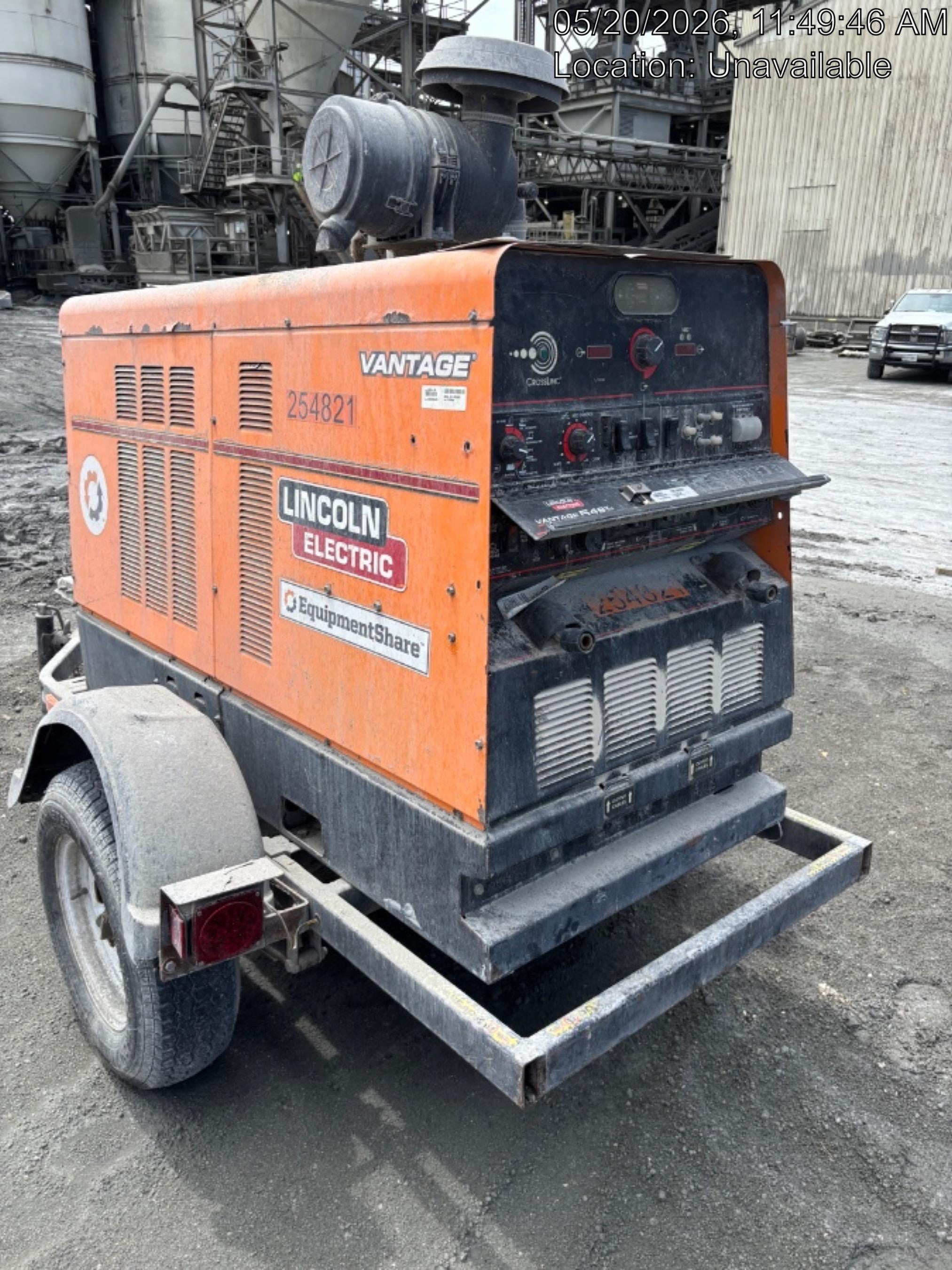 2022 Lincoln Electric Vantage 549X Crosslink Technology, Trailer Mounted, ES Decals, T3