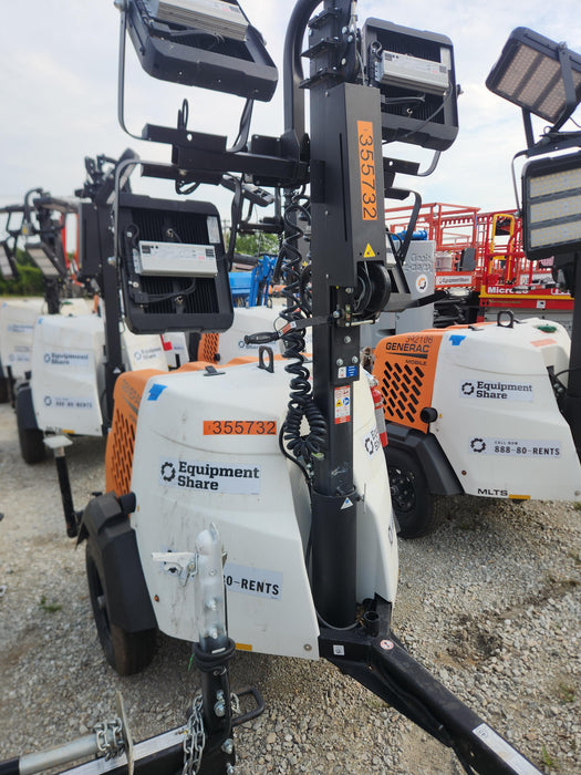 2023 Generac MLT2 Diesel, Flex Switch 120V Input, Powerzone Controller, 
(4) 320W LED Lights, 4kW Generator, 39.9 Gal Fuel Tank, 2" Ball, T3