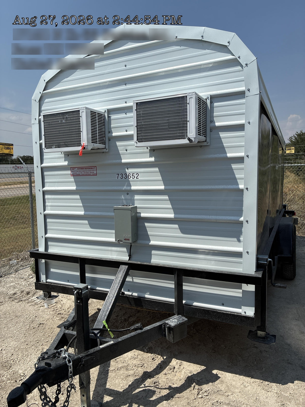 2026 GRANDVIEW EQ Cool Down Trailer