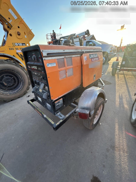 2022 Lincoln Electric LE400 Kubota V1505, Trlr, Cable Rack, Light Kit, ES Decals, T3