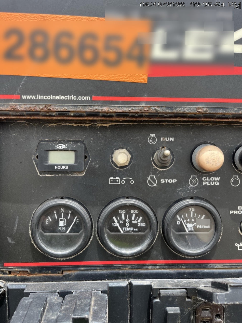 2022 Lincoln Electric LE400 Kubota V1505, Trlr, Cable Rack, Light Kit, ES Decals, T3