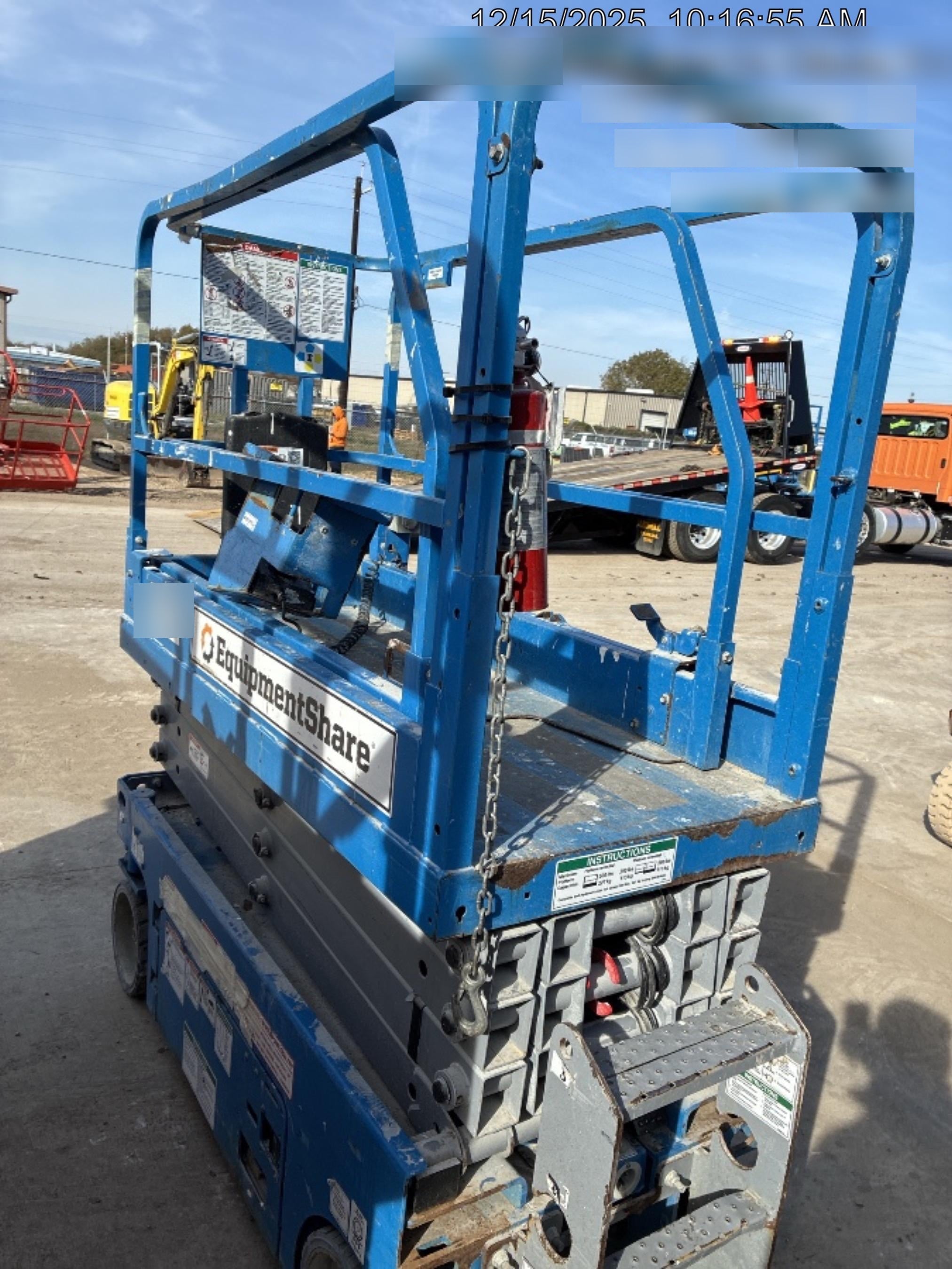 2019 Genie GS-1930 Fixed rails with chain Entry