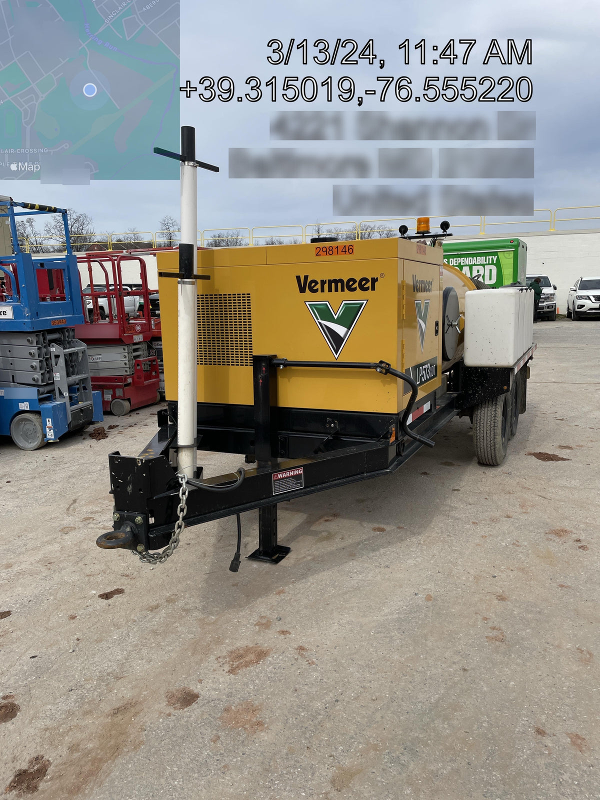 2023 Vac-Tron LP573XDT T4 Koehler Diesel Engine, 500 Gallon Debris Tank, x2 100 Gallon Water Tanks
