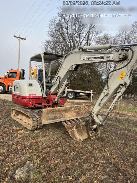 2019 Takeuchi TB240 Takeuchi TB240 Canopy w/Rubber Tracks, Auxiliary Hydraulics, Manual QC, Hydraulic Thumb, 12/18/24" Buckets
