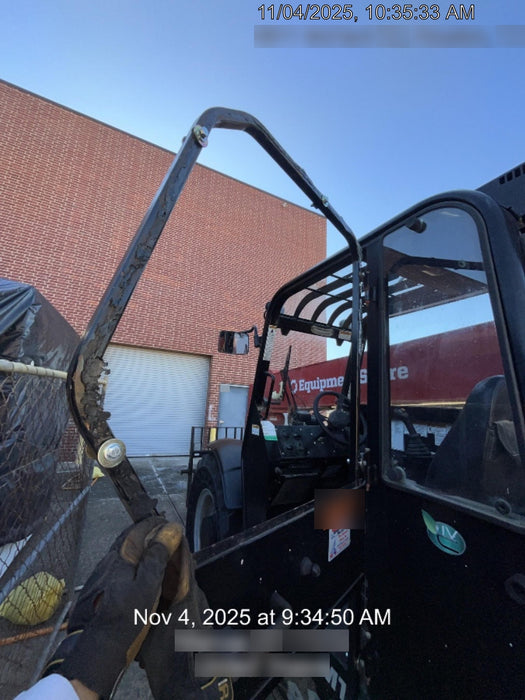 2019 Manitou MTA8044 74hp T4F, Cab/Heat/Air, Cab and Boom LED work lights, Auxiliary Hydraulics, Solid Tires, Amber strobe, Lift Hook 66" Carriage, 60" Forks