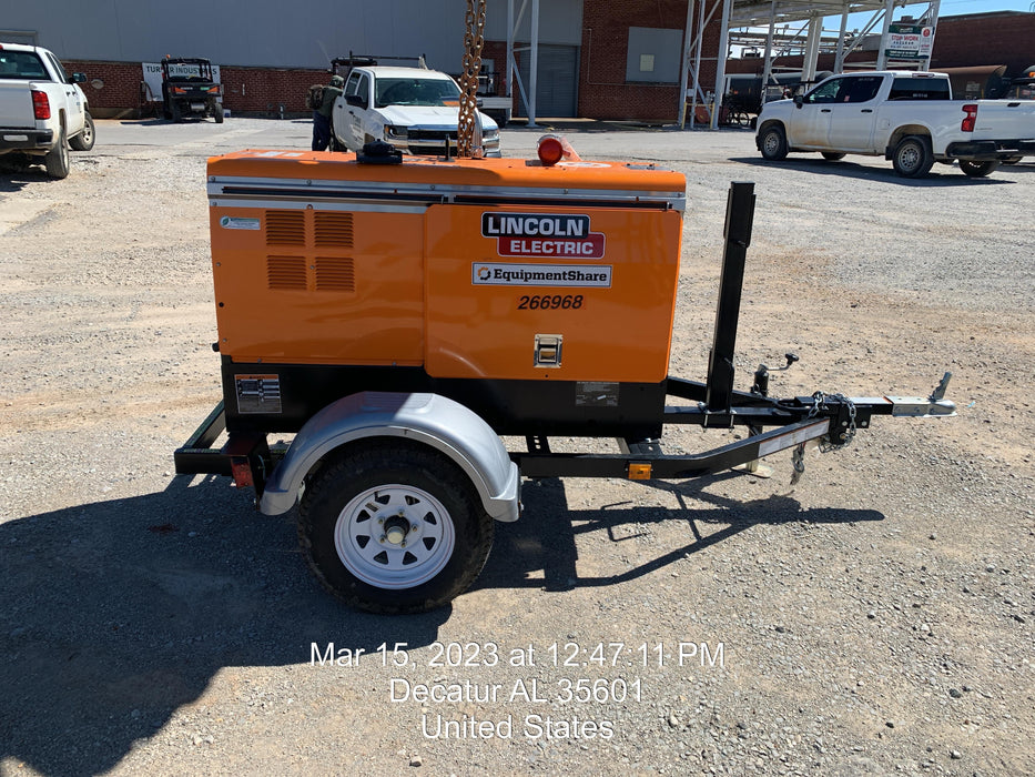 2022 Lincoln Electric LE400 Kubota V1505, Trlr, Cable Rack, Light Kit, ES Decals, T3