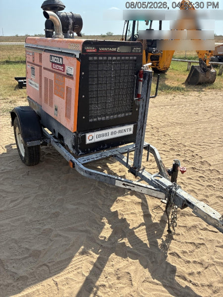 2021 Lincoln Electric Vantage 549X Ready Pak 3, ORANGE (includes trailer, cable rack, fender light kit)