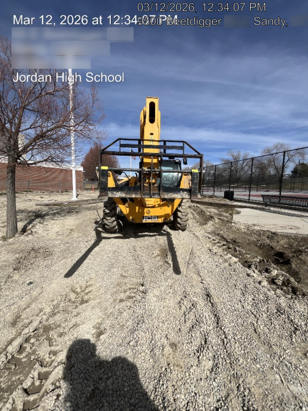 2020 JCB 510-56 Cab/Heat/Air, 74 HP, Solid Tires, STD Worklight, Beacon, Aux Hydraulics, Lifting Eye, Back up Alarm w/66" Carriage/60" Forks