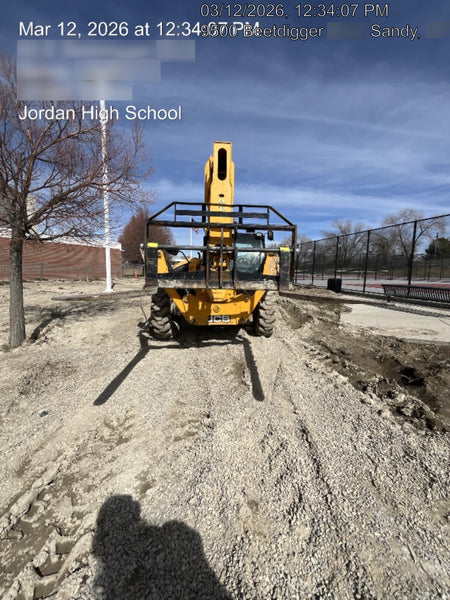 2020 JCB 510-56 Cab/Heat/Air, 74 HP, Solid Tires, STD Worklight, Beacon, Aux Hydraulics, Lifting Eye, Back up Alarm w/66" Carriage/60" Forks