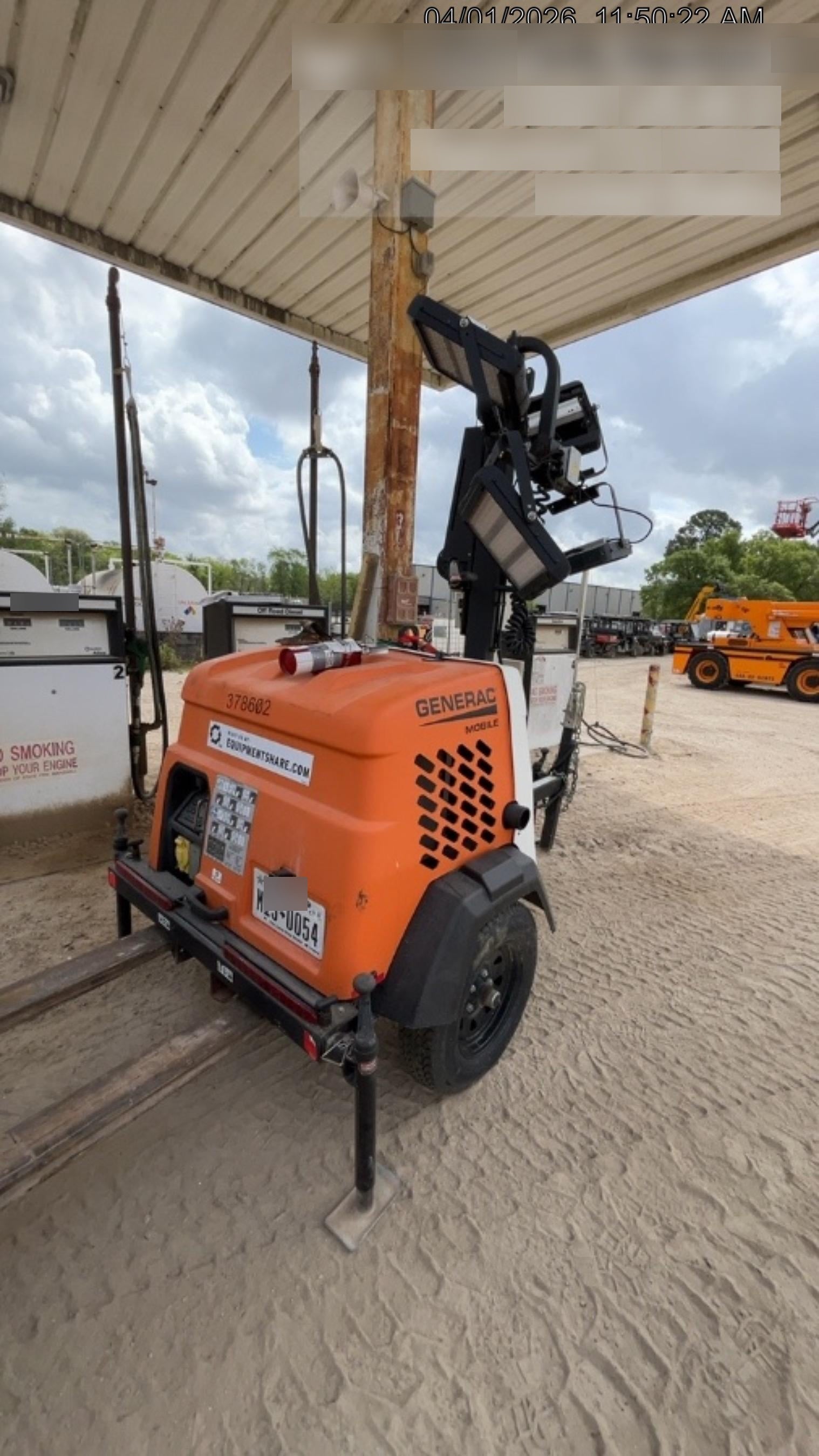 2023 Generac MLT2 Diesel, Flex Switch 120V Input, Powerzone Controller, 
(4) 320W LED Lights, 4kW Generator, 39.9 Gal Fuel Tank, 2" Ball, T3