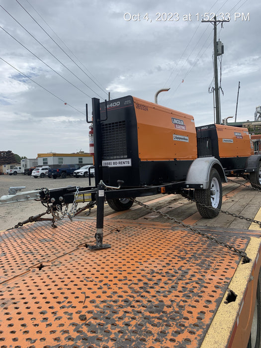 2022 Lincoln Electric LE400 Kubota V1505, Trlr, Cable Rack, Light Kit, ES Decals, T3