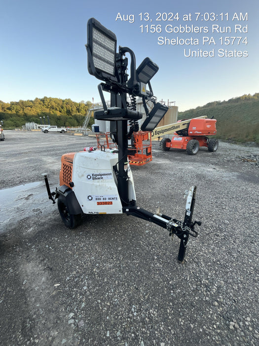 2023 Generac MLT2 Diesel, Flex Switch 120V Input, Powerzone Controller, (4) 320W LED Lights, 4kW Generator, 39.9 Gal Fuel Tank, 2" Ball, T3