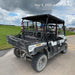 2022 Kawasaki Mule PRO-DXT Standard Options, Backup Alarm, Beacon, Plastic Hard Top, Poly Windshield, Horn Kit